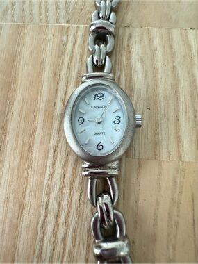 Carriage by Timex ladies silver tone oval watch NEW BATTERY